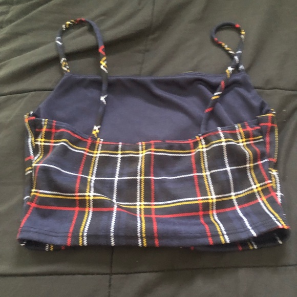Plaid crop top - Picture 3 of 3